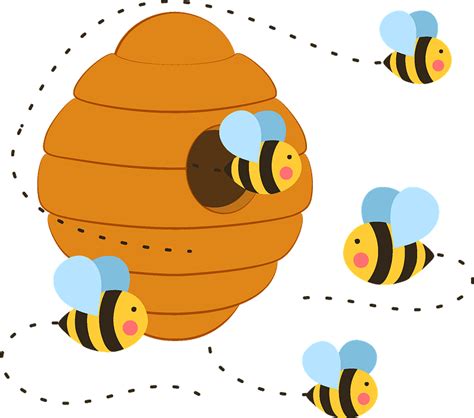 Free Beehive Clip Art Library