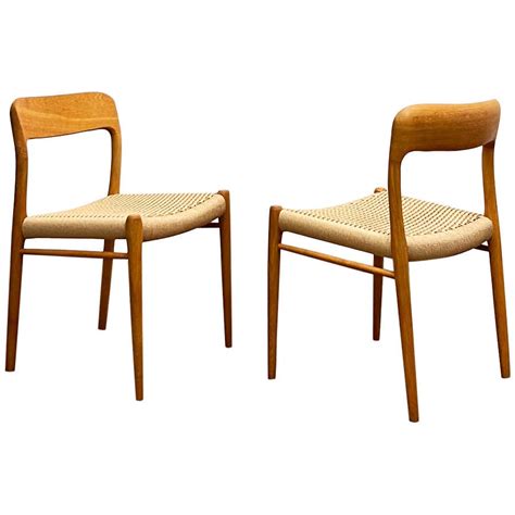 Rosewood Mid Century Danish Modern Armchairs Niels O Møller For Jl