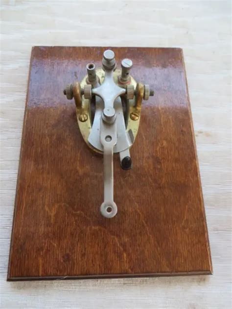 Vintage Morse Code Telegraph Key Sounder Picclick