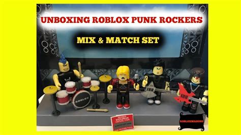 Unboxing Roblox Punk Rockers Mix And Match Set Youtube
