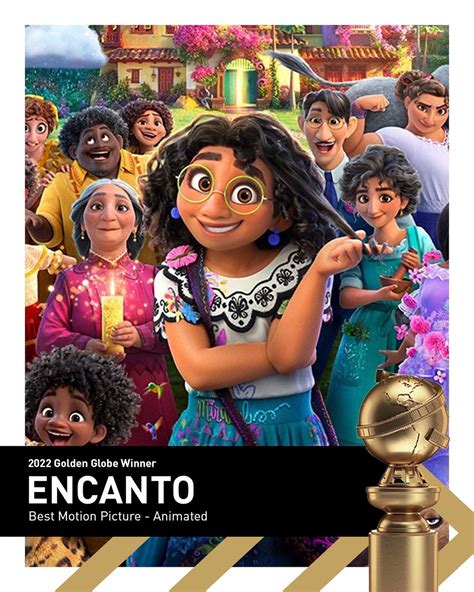Encanto يتوج بجائزة جولدن جلوب لأفضل فيلم رسوم متحركة بوابة الأهرام