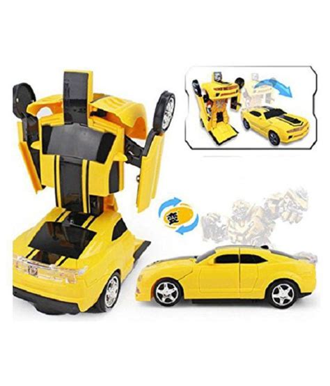 Varna Auto Bots Latest 2 In 1 Transform Robot Races Car Toy With Bright