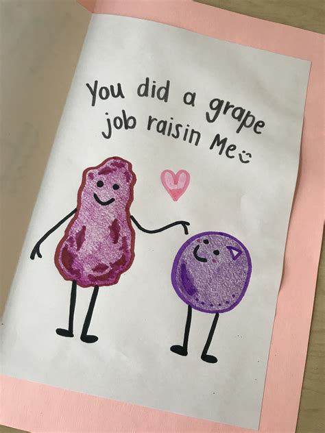 We did not find results for: "You did a grape job raisin me" Cheesy birthday card for mothers :) #handdrawn #doodles #puns ...