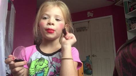 Makeup Tutorial By An Expert 5 Year Old Youtube