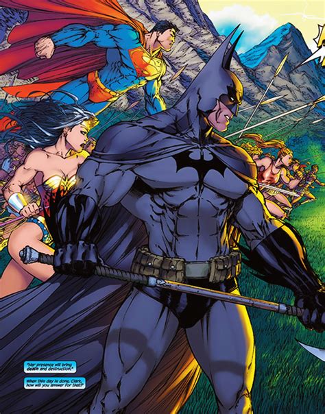 Trinity And The Amazons Michael Turner Dc Comics Superheroes Batman
