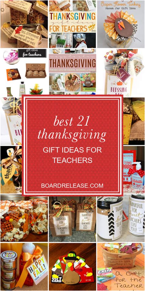 Best 21 Thanksgiving T Ideas For Teachers Home Inspiration Diy
