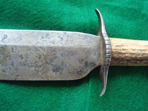 Xxsoldxx Early Bowie Knife With Stag Handle Revolutionary War Arms