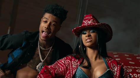 Cardi B Joins Blueface In Video For New Thotiana Remix Watch