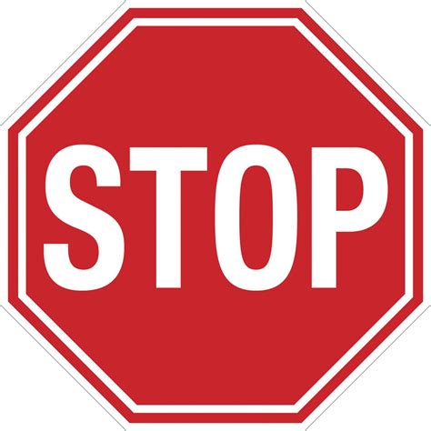Stop Sign Creative Safety Supply