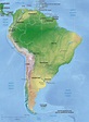 Vector Map South America shaded relief | One Stop Map
