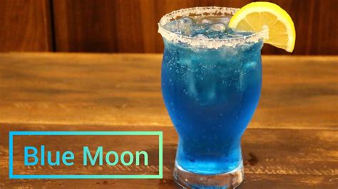 Blue Moon How To Make A Blue Moon Drink Blue Drink Youtube