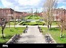 Welwyn Garden City town centre from the Howard Centre, Hertfordshire ...