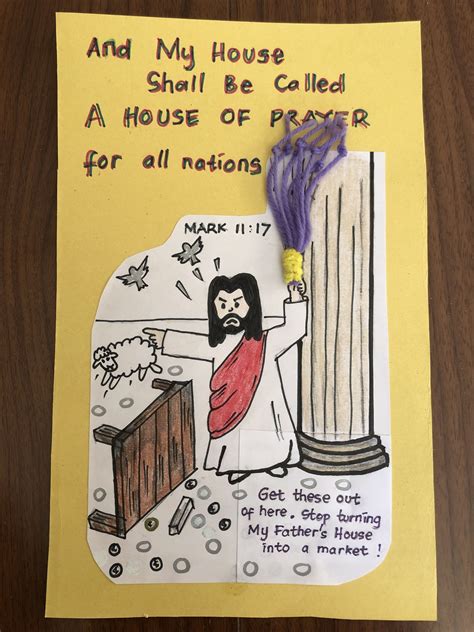 “jesus Cleans The Temple” Bible Craft Ideas From John 2 13 22 Artofit