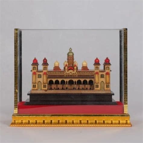 Brown Carving Wooden Handicraft Mysore Palace For Decoration At Rs