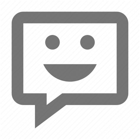Bubble Chat Communication Conversation Emoji Message Smiley Text