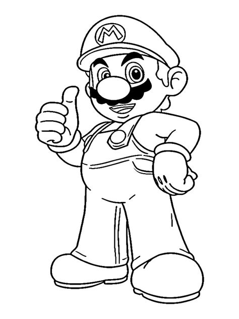 Dibujos De Personajes De Mario Bros Para Colorear Para Colorear