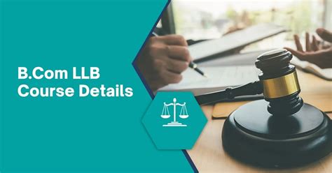 Bcom Llb Course Details All You Need To Know