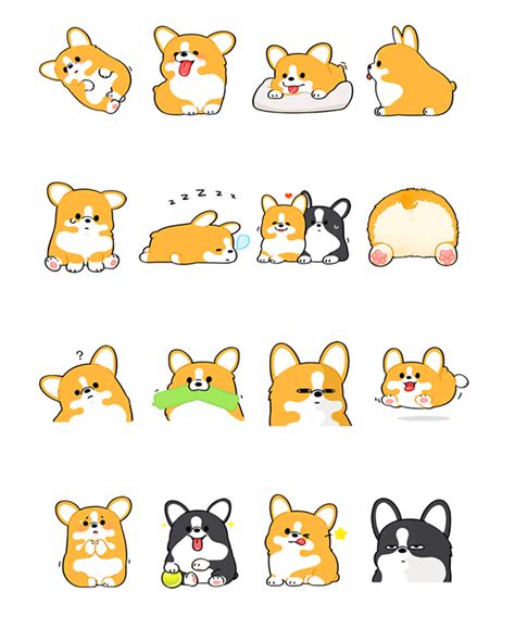 The Cutest Corgis In The World ️ ️ ️ Cute Dog Drawing Cute Animal