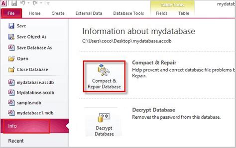 Formas Para Reparar El Archivo De Base De Datos De Microsoft Access Y