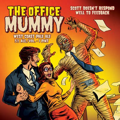 The Office Mummy Paperback Brewing Company Untappd