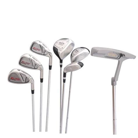 Mens 7 Piece Left Handed Golf Club Set Sports Facilities Group Inc
