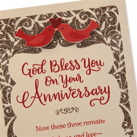 Faith Hope And Love Religious Anniversary Card Greeting Cards Hallmark