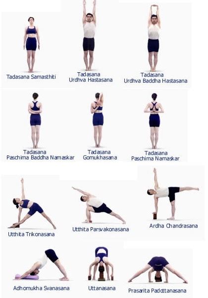 Standing Yoga Poses And Names