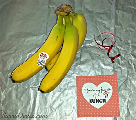 Diy Banana Valentines Day T Idea Youre My Favorite Of The Bunch Crafty Morning