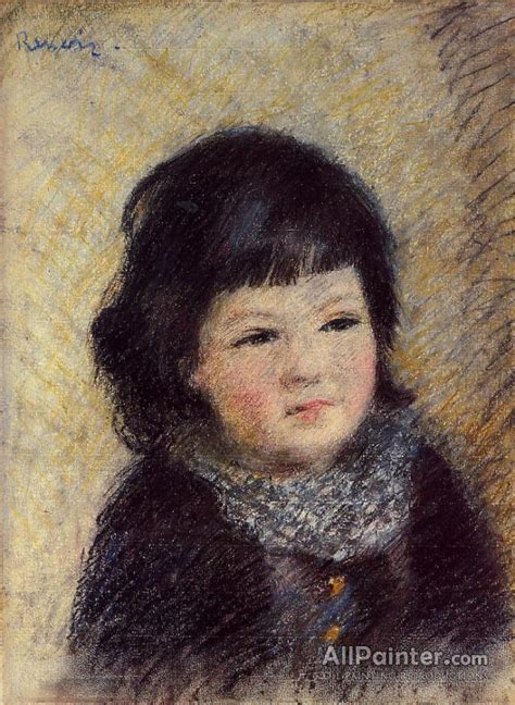 Pierre Auguste Renoir Portrait Of A Child Oil Painting Reproductions