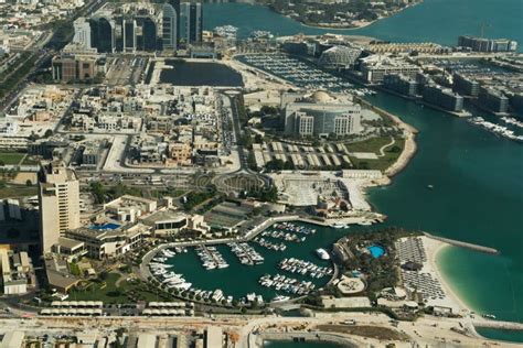 Abu Dhabiuae Nov 14 2017 Aerial View Of Abu Dhabi Landscape