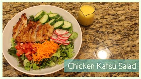 Chicken Katsu Salad Julis Kitchen Youtube