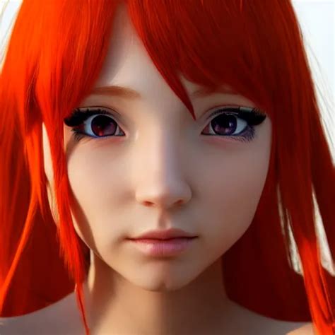 Elf Girl Render As A Very Beautiful 3d Anime Girl Hot Stable