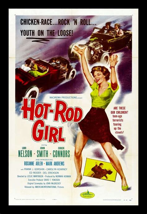 Hot Rod Gang Old Movie Poster1958 Movie Posters Vintage Vintage