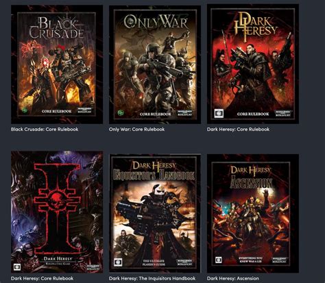 Warhammer 40k Rpg Humble Bundle Opens Up Dark Heresy Black Crusade