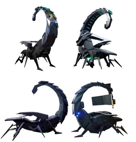 Cluvens Scorpion 蠍子型電腦椅 有片睇 6種形態＋按摩功能 Unwirehk 香港