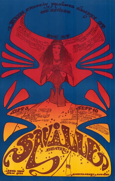 Mind Blowing Psychedelic 60s Posters Of Hendrix Dylan Pink Floyd