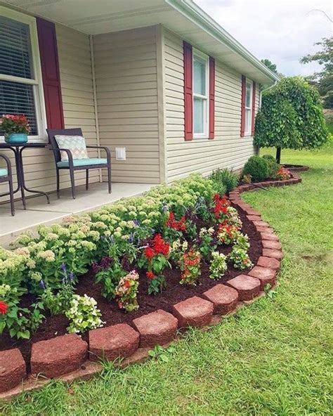 35 Best Garden Border Ideas With Red Brick Backyard