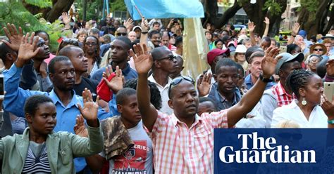 Zimbabwe Protests Prayers And Political Drama In Pictures World