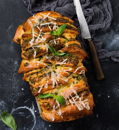 Cheesy Pesto Pull Apart Bread Welcome To Lindos Group Of Companies