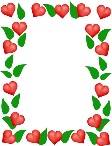 Valentines Day Frame And Borders