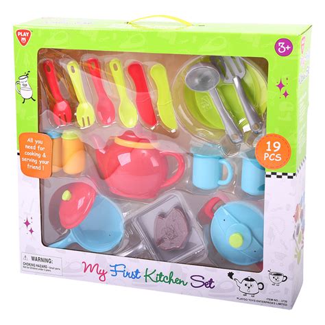 Playgo Toys Ent Ltd My First Kitchen Set Plastic Toyworld Warrnambool