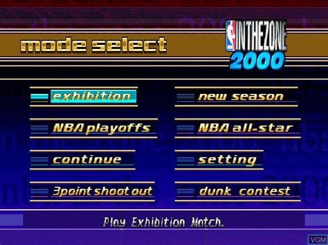 Nba In The Zone 2000 For Sony Playstation The Video Games Museum