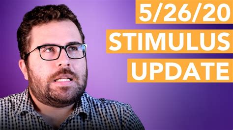 Here's why you might have to wait until february for a second $1,200 stimulus check. Stimulus Update 5/26/2020 - YouTube