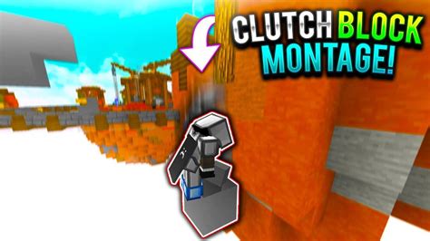Block Clutch Montage Bedwars And Skywars Youtube