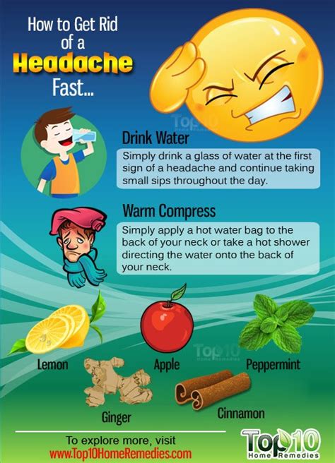 How To Get Rid Of A Headache Fast Top 10 Home Remedies