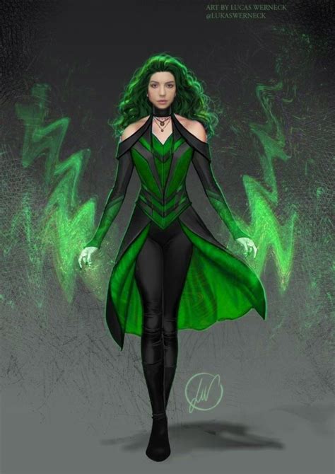 Green Suit Design Avengers Outfits Superhero Costumes Female Green Superhero