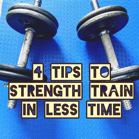Tips To Strength Train In Less Time Train Wild