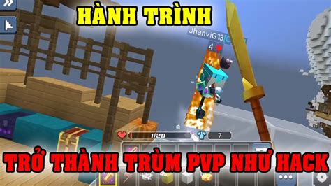 Hành Trình Để Trở Thành Trùm Pvp Như Hack Trong Bed Wars Blockman Go