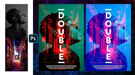 How To Make A Duotone Double Exposure Effect In Photoshop Double
