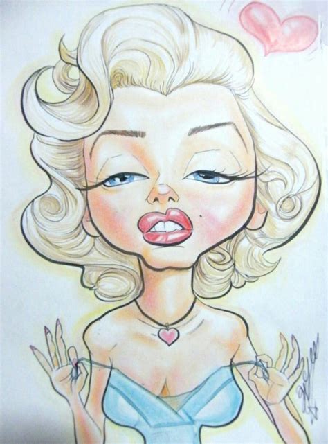 Pin By J T Hammond On Caricatures Marilyn Monroe Art Caricature